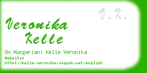 veronika kelle business card